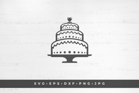 A Sweet Detail: Using Your Wedding Cake Icon Isolated on White