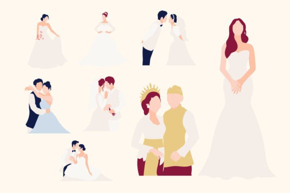 Bring Rustic Romance to Life with Wedding Boho Vector Set Collection