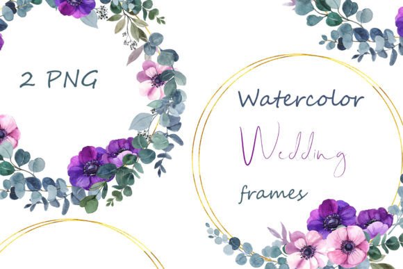 Enchanting Greenery Frames for Wedding Invitations